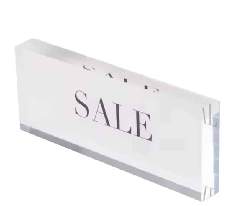 Wholesale custom acrylic printing sign block