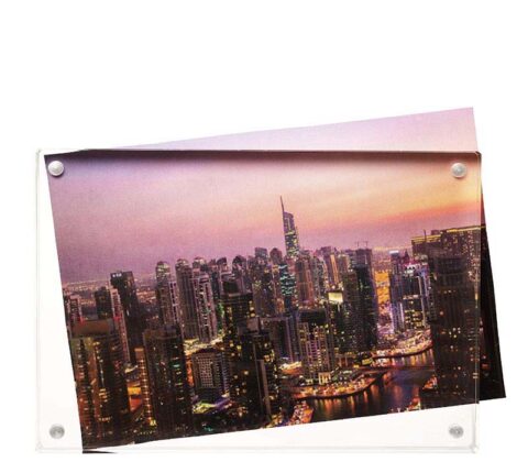 Wholesale custom acrylic magnetic picture frame block