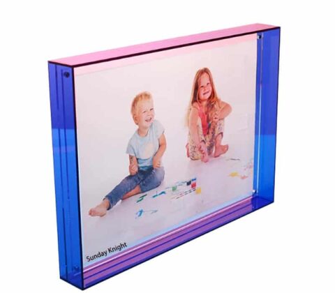 Wholesale custom acrylic wall floating picture frame