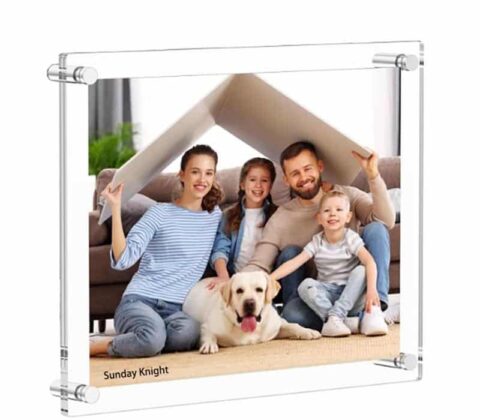 Wholesale custom acrylic wall photo frame