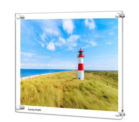 Wholesale custom acrylic picture frame for wall