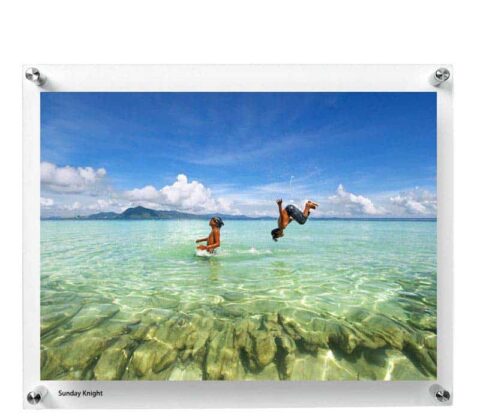 Wholesale custom acrylic floating photo frame