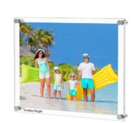 Wholesale custom acrylic haning frameless photo frame