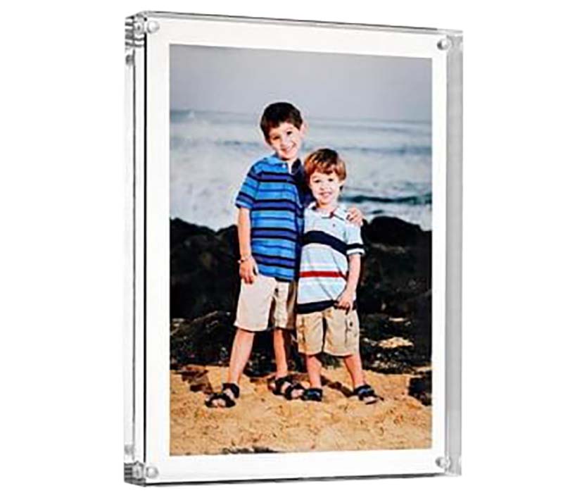 Wholesale custom acrylic desktop magnetic picture frame