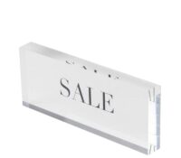 Wholesale custom acrylic sign display block