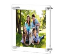 Wholesale custom acrylic wall floating photo frame